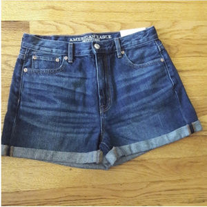 AEO high waisted mom shorts